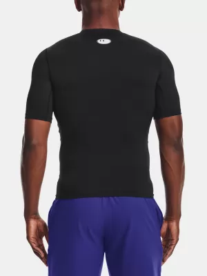 Pánska kompresná košeľa UNDER ARMOUR HG ARMOUR COMP SS 1361518-001 ČIERNA