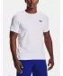 Pánske tričko UNDER ARMOUR HG ARMOUR FITTED SS 1361683-100 BIELA
