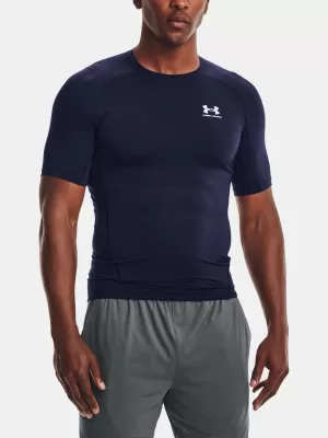 Pánska kompresná košeľa UNDER ARMOUR HG ARMOUR COMP SS 1361518-410 MODRÁ