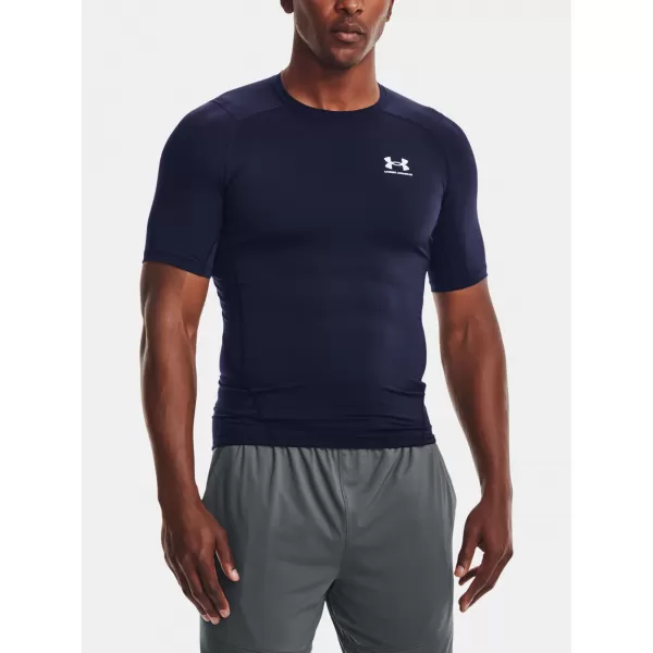  Pánska kompresná košeľa UNDER ARMOUR HG ARMOUR COMP SS 1361518-410 MODRÁ 