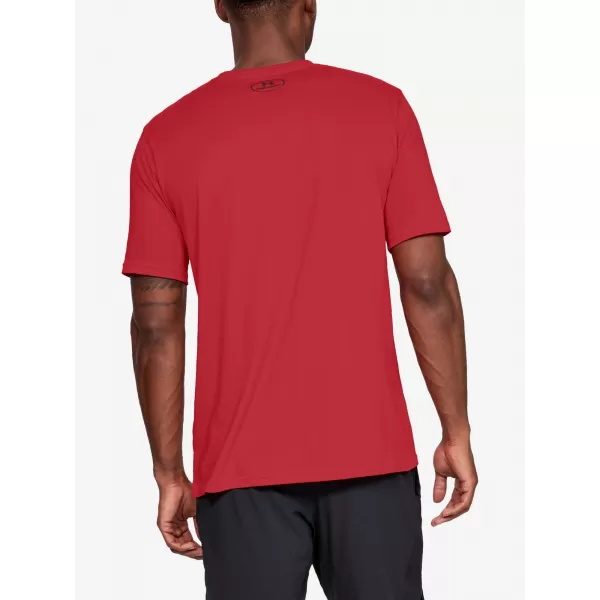  Pánske tričko UNDER ARMOUR SPORTSTYLE LEFT CHEST SS 1326799-600 ČERVENÁ 