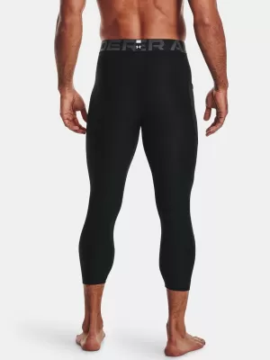 Pánske kompresné legíny UNDER ARMOUR HG ARMOUR 3/4 LEGGING 1361588-001 ČIERNA