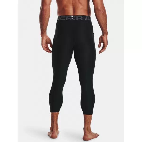  Pánske kompresné legíny UNDER ARMOUR HG ARMOUR 3/4 LEGGING 1361588-001 ČIERNA 