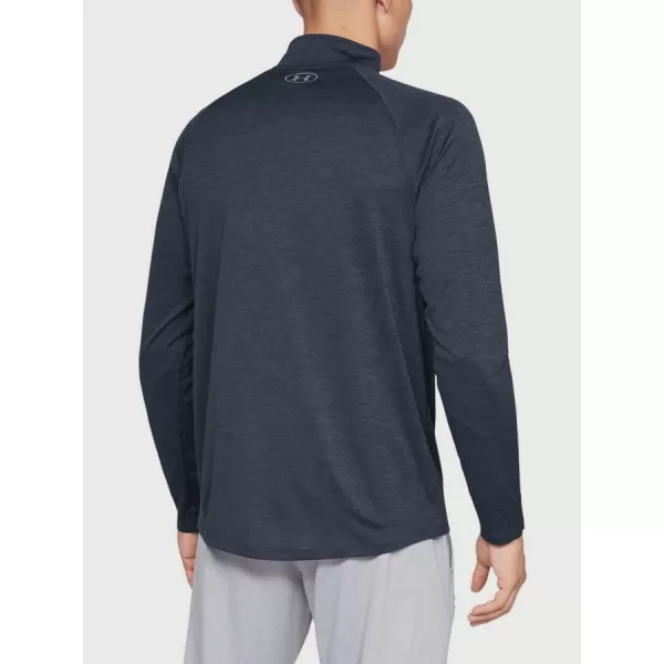  Pánske tričko UNDER ARMOUR TECH 2.0 1/2 ZIP 1328495-409 MODRÁ 