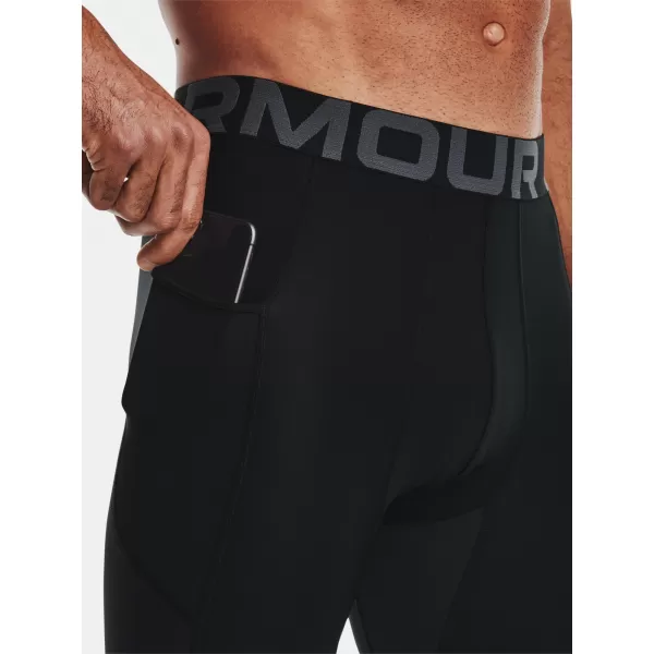  Pánske kompresné legíny UNDER ARMOUR HG ARMOUR 3/4 LEGGING 1361588-001 ČIERNA 
