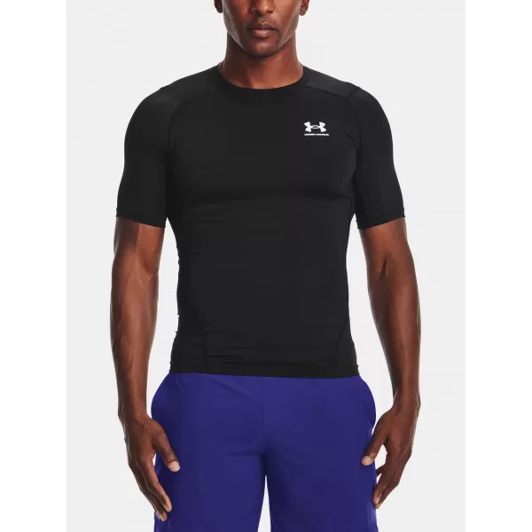  Pánska kompresná košeľa UNDER ARMOUR HG ARMOUR COMP SS 1361518-001 ČIERNA 