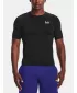 Pánska kompresná košeľa UNDER ARMOUR HG ARMOUR COMP SS 1361518-001 ČIERNA