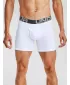 Pánske boxerky UNDER ARMOUR CHARGED COTTON 6IN 3 PACK 1363617-100 BIELA