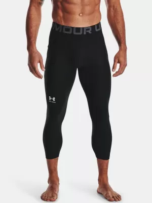 Pánske kompresné legíny UNDER ARMOUR HG ARMOUR 3/4 LEGGING 1361588-001 ČIERNA
