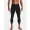 Pánske kompresné legíny UNDER ARMOUR HG ARMOUR 3/4 LEGGING 1361588-001 ČIERNA