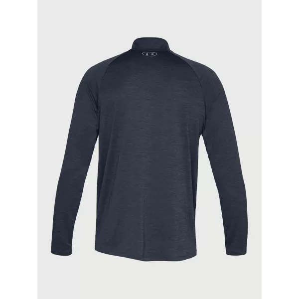  Pánske tričko UNDER ARMOUR TECH 2.0 1/2 ZIP 1328495-409 MODRÁ 