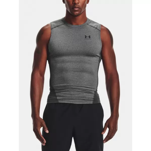  Pánske kompresné tielko UNDER ARMOUR HG ARMOUR COMP SL 1361522-090 SIVÁ 