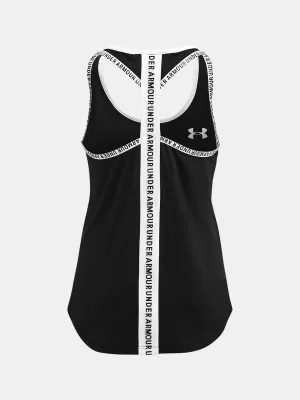 Dievčenské tielko UNDER ARMOUR KNOCKOUT TANK 1363374-001 ČIERNA