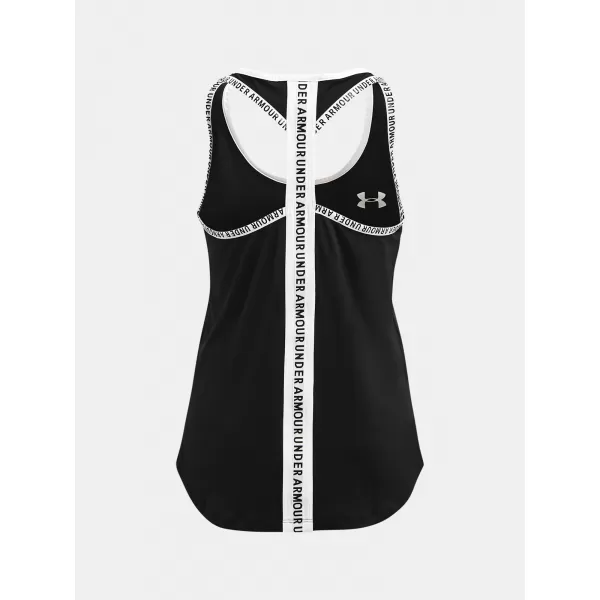  Dievčenské tielko UNDER ARMOUR KNOCKOUT TANK 1363374-001 ČIERNA 