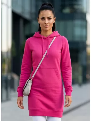 Dámska predĺžená mikina MALFINI SNAP 419 PURPUROVÁ