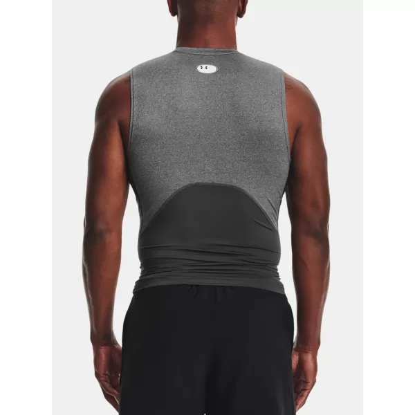  Pánske kompresné tielko UNDER ARMOUR HG ARMOUR COMP SL 1361522-090 SIVÁ 