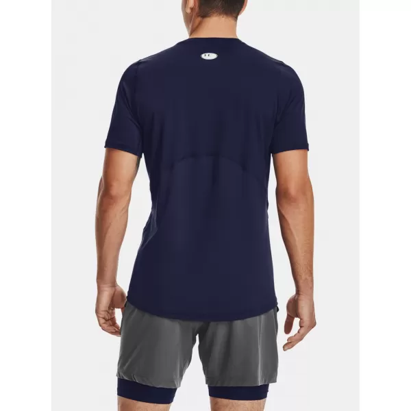  Pánske tričko UNDER ARMOUR HG ARMOUR FITTED SS 1361683-410 MODRÁ 
