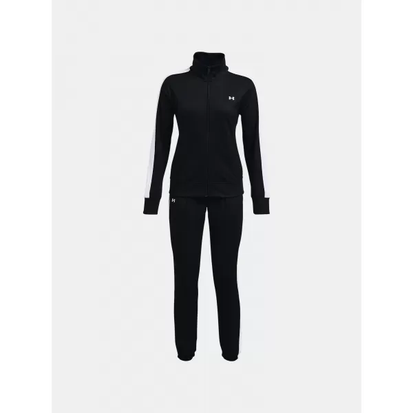  Dámsky set UNDER ARMOUR TRICOT TRACKSUIT 1365147-001 ČIERNA 