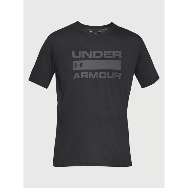  Pánske tričko UNDER ARMOUR TEAM ISSUE WORDMARK SS 1329582-001 ČIERNA 