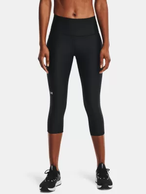Dámske kompresné legíny UNDER ARMOUR HG ARMOUR HI CAPRI NS 1365334-001 ČIERNA