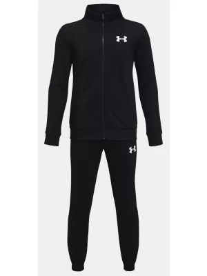 Súprava pre chlapcov UNDER ARMOUR KNIT TRACK SUIT 1363290-001 ČIERNA