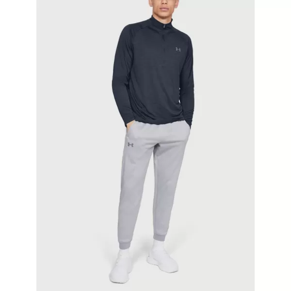  Pánske tričko UNDER ARMOUR TECH 2.0 1/2 ZIP 1328495-409 MODRÁ 