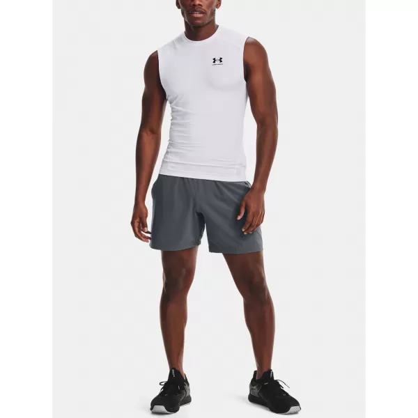  Pánske kompresné tielko UNDER ARMOUR HG ARMOUR COMP SL 1361522-100 BIELA 