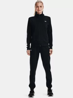 Dámsky set UNDER ARMOUR TRICOT TRACKSUIT 1365147-001 ČIERNA