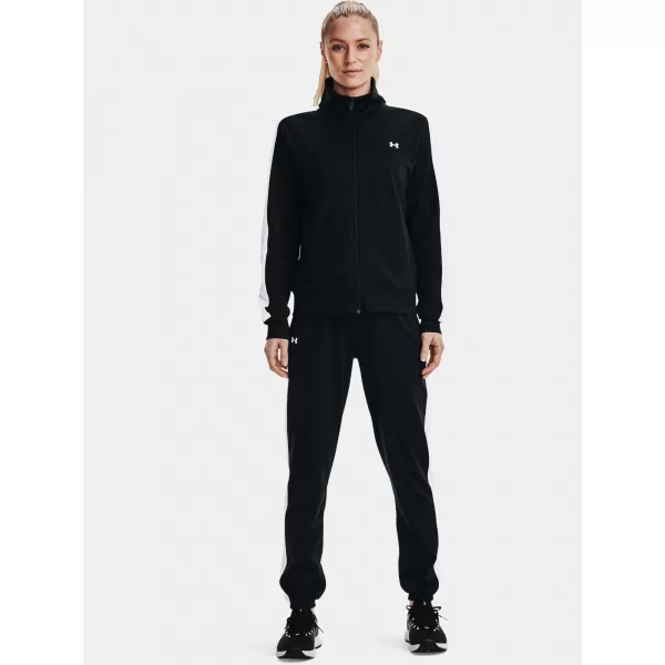  Dámsky set UNDER ARMOUR TRICOT TRACKSUIT 1365147-001 ČIERNA 