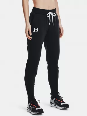 Dámske tepláky UNDER ARMOUR RIVAL FLEECE JOGGERS 1356416-001 ČIERNA
