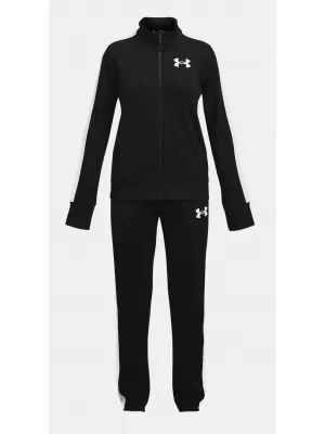 Dievčenská súprava UNDER ARMOUR EM KNIT TRACK SUIT 1363380-002 ČIERNA