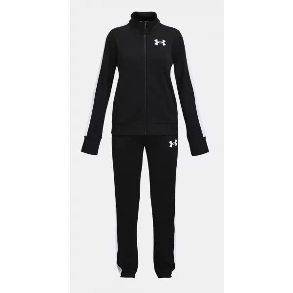  Dievčenská súprava UNDER ARMOUR EM KNIT TRACK SUIT 1363380-002 ČIERNA 
