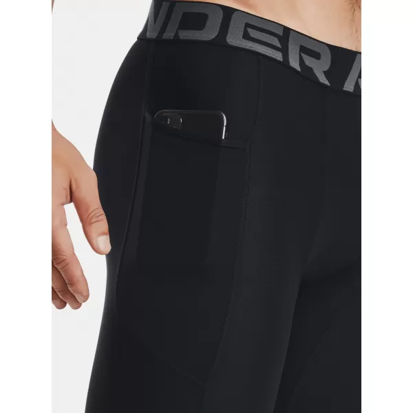  Pánske kompresné šortky UNDER ARMOUR HG ARMOUR LNG SHORTS 1361602-001 ČIERNA 