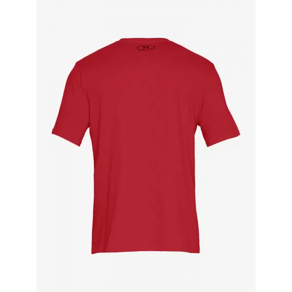  Pánske tričko UNDER ARMOUR SPORTSTYLE LEFT CHEST SS 1326799-600 ČERVENÁ 