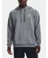 Pánska mikina UNDER ARMOUR UA ESSENTIAL FLEECE HOODIE 1373880-012 SIVÁ