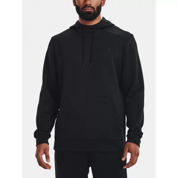 Pánska mikina UNDER ARMOUR UA ARMOUR FLEECE HOODIE 1373353-001 ČIERNA 