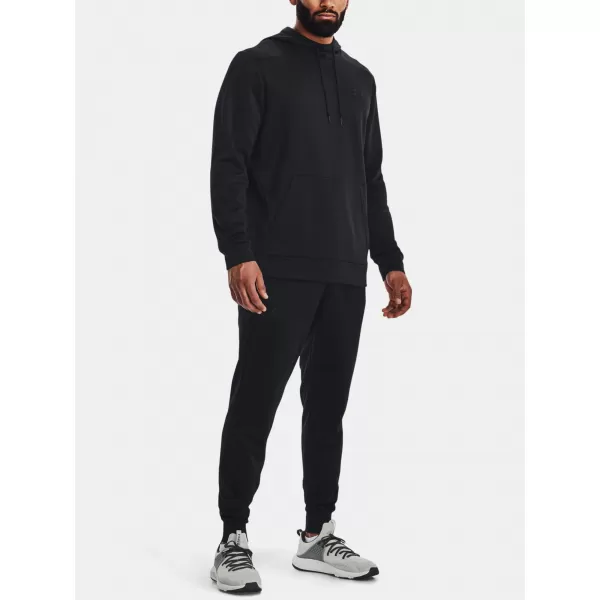  Pánska mikina UNDER ARMOUR UA ARMOUR FLEECE HOODIE 1373353-001 ČIERNA 