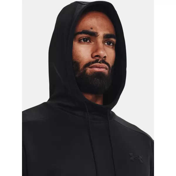  Pánska mikina UNDER ARMOUR UA ARMOUR FLEECE HOODIE 1373353-001 ČIERNA 
