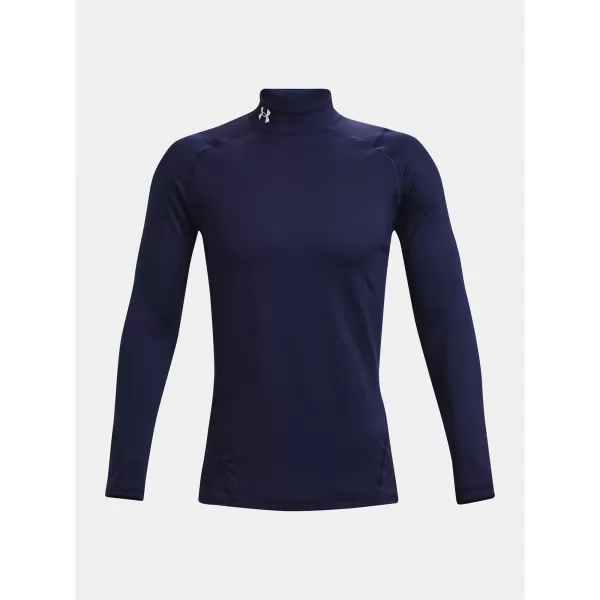  Pánske tričko UNDER ARMOUR UA CG ARMOUR FITTED MOCK 1366066-410 MODRÁ 