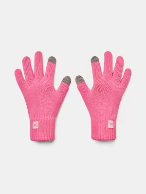 Dámske rukavice UNDER ARMOUR UA HALFTIME GLOVES 1373158-640 RUŽOVÁ