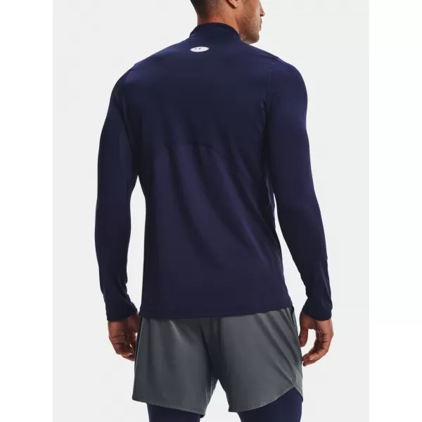  Pánske tričko UNDER ARMOUR UA CG ARMOUR FITTED MOCK 1366066-410 MODRÁ 