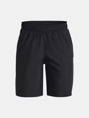 Chlapčenské šortky UNDER ARMOUR UA WOVEN GRAPHIC SHORTS 1370178-003 ČIERNA