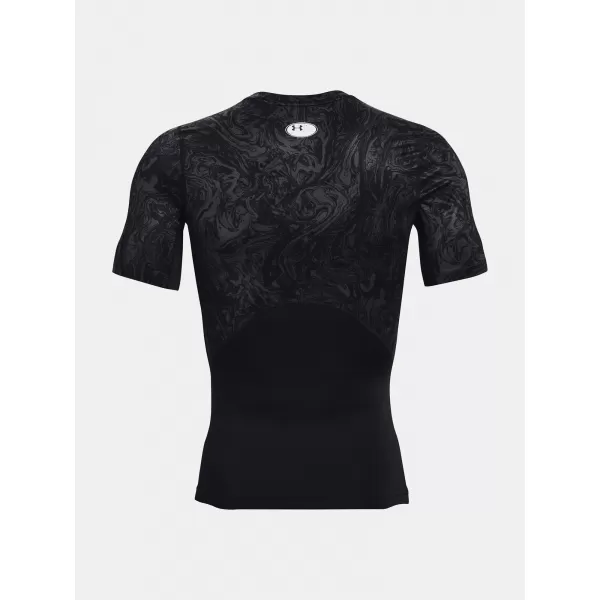  Pánske tričko UNDER ARMOUR UA HG ARMOUR COMP PRINT SS 1370324-001 ČIERNA 