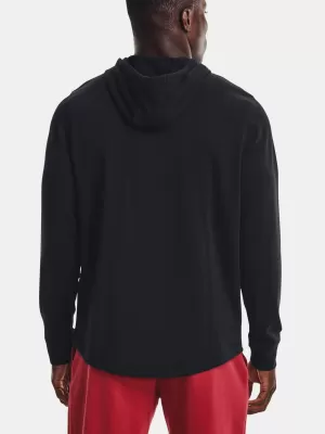 Pánska mikina UNDER ARMOUR UA RIVAL TERRY LC HD 1370401-001 ČIERNA