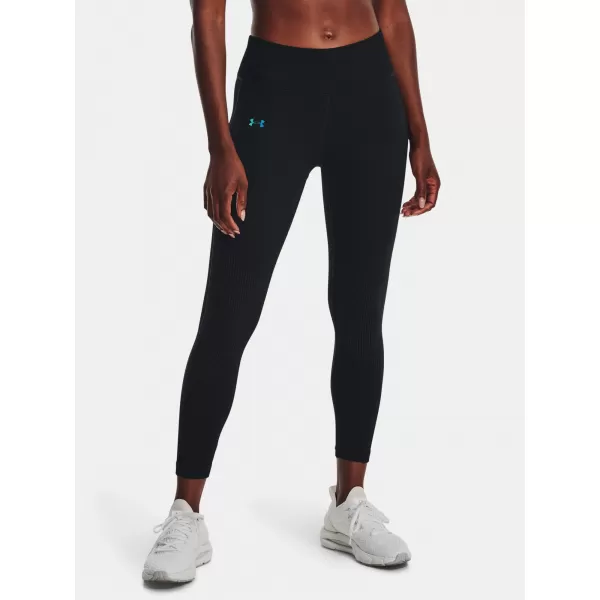  Dámske legíny UNDER ARMOUR UA RUSH SEAMLESS ANKLE LEG 1373928-001 ČIERNA 