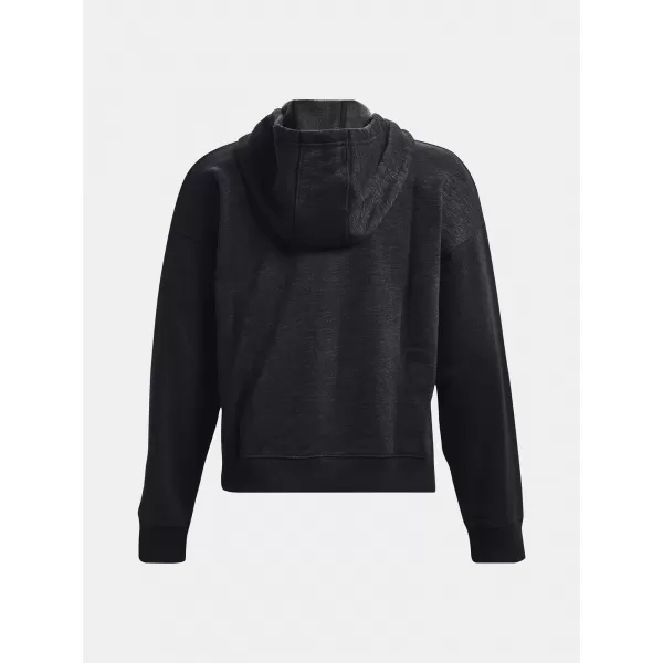  Dámska mikina UNDER ARMOUR ESSENTIAL SCRIPT HOODIE 1374107-001 ČIERNA 