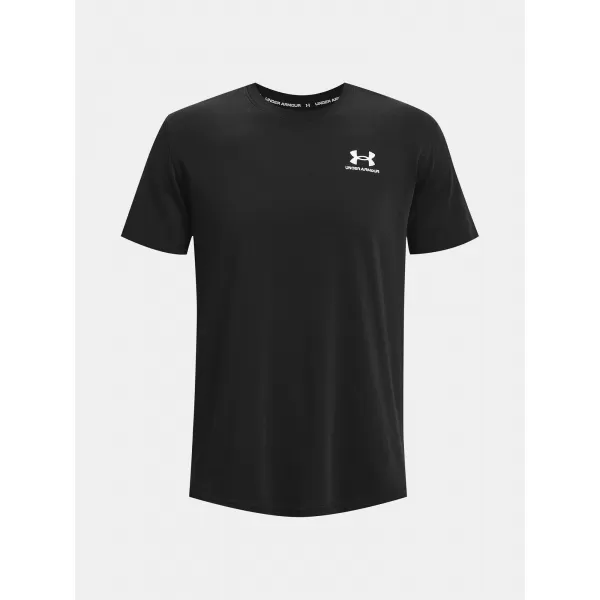  Pánske tričko UNDER ARMOUR UA LOGO EMB HEAVYWEIGHT SS 1373997-001 ČIERNA 
