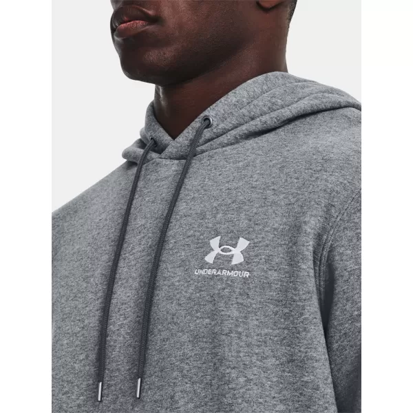  Pánska mikina UNDER ARMOUR UA ESSENTIAL FLEECE HOODIE 1373880-012 SIVÁ 