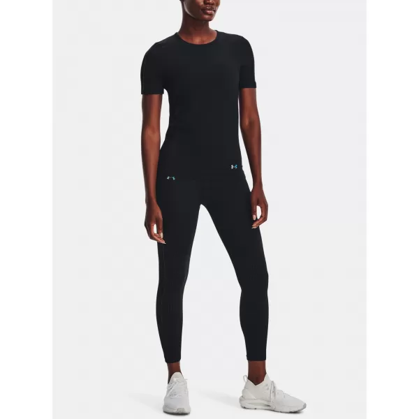  Dámske legíny UNDER ARMOUR UA RUSH SEAMLESS ANKLE LEG 1373928-001 ČIERNA 