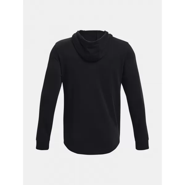  Pánska mikina UNDER ARMOUR UA RIVAL TERRY LC HD 1370401-001 ČIERNA 